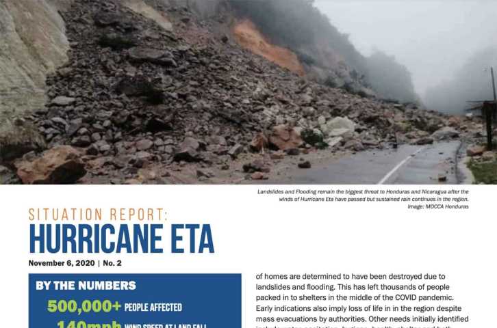 Hurricane Eta Situation Report No. 2