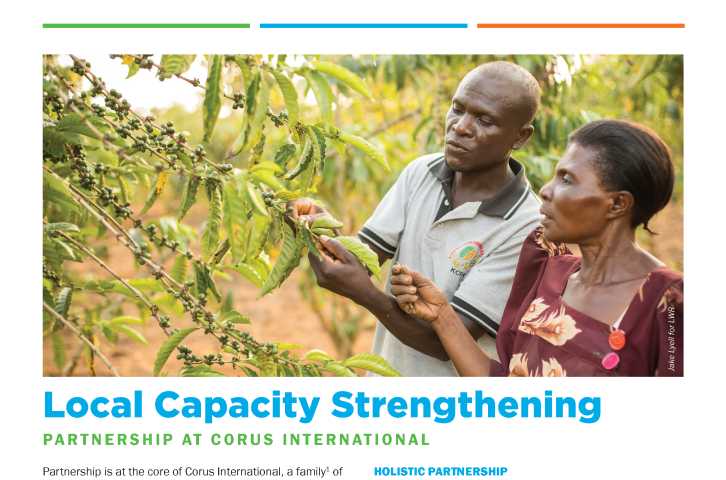 Local Capacity Strengthening Technical Approach