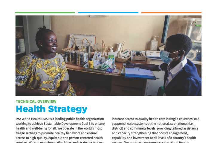 Health Strategy Technical Overview