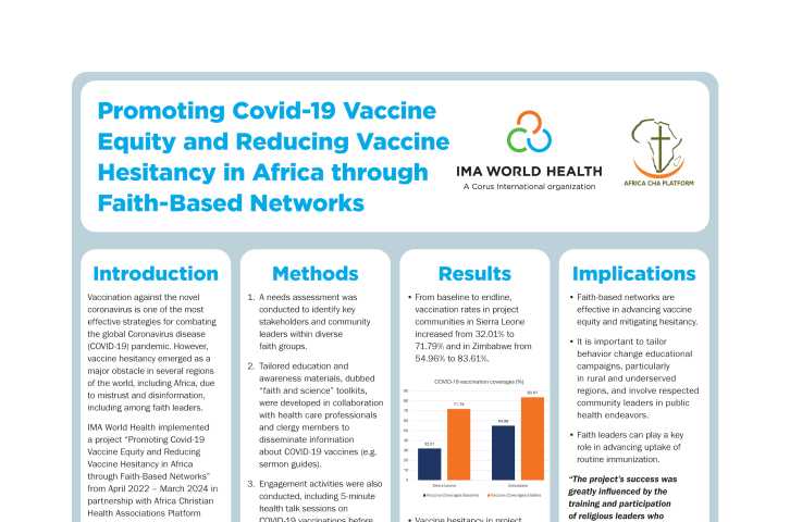 Promoting Covid-19 Vaccine Equity and Reducing Vaccine Hesitancy in Africa through Faith-Based Networks